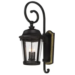Maxim Lighting Dover Die Cast 3-Light Large Outdoor Wall Lantern - 120V - Bronze