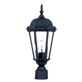 Maxim Lighting Westlake Die Cast 1-Light Outdoor Post Top Lantern - 120V - Black