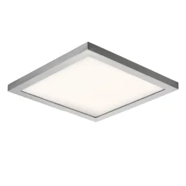 Maxim Lighting Chip 9" Square LED Outdoor Flush Mount - 3000K - 120V - Satin Nickel
