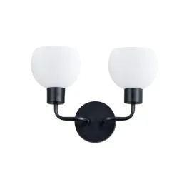 Maxim Lighting Coraline 2-Light Wall Sconce - 120V - Black
