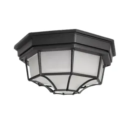 Maxim Lighting Crown Hill 2-Light Outdoor Ceiling Mount - 120V - Black