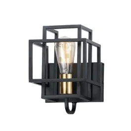 Maxim Lighting Liner 1-Light Wall Sconce - 120V - Black / Satin Brass