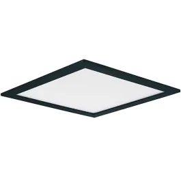 Maxim Lighting Wafer 9" Square LED Outdoor Flush Mount - 3000K - 120-277V - Black