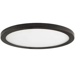 Maxim Lighting Wafer 9" Round LED Outdoor Flush Mount - 3000K - 120-277V - Bronze