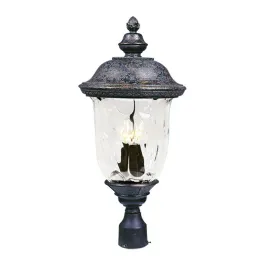 Maxim Lighting Carriage House VX 3-Light Outdoor Post Top Lantern - 120V - Oriental Bronze
