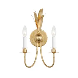 Maxim Lighting Paloma 2-Light Sconce - 120V - Gold Leaf