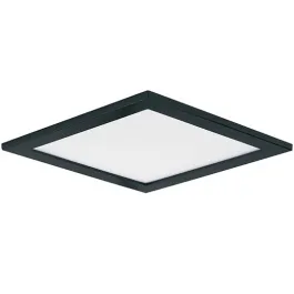 Maxim Lighting Wafer 7" Square LED Outdoor Flush Mount - 3000K - 120-277V - Black