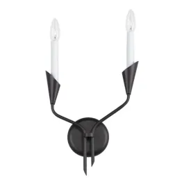 Maxim Lighting Calyx 2-Light Sconce - 120V - Black