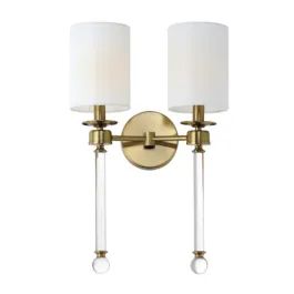 Maxim Lighting Lucent 2-Light Wall Sconce - 120V - Heritage Brass