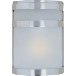 Maxim Lighting Arc 1-Light Outdoor Wall Sconce - 120V - Stainless Steel
