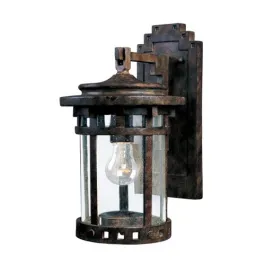Maxim Lighting Santa Barbara Die Cast 1-Light Outdoor Wall Lantern - 120V - Sienna