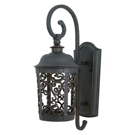 Maxim Lighting Whisper LED 1-Light Outdoor Wall Lantern - 3000K - 120V - Bronze