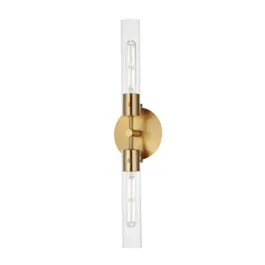 Maxim Lighting Equilibrium 2-Light Wall Sconce - 120V - Natural Aged Brass