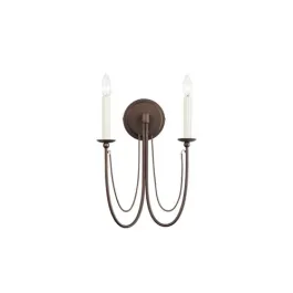 Maxim Lighting Plumette 2-Light Wall Sconce - 120V - Chestnut Bronze