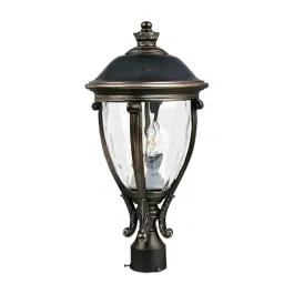 Maxim Lighting Camden VX 3-Light Outdoor Post Top Lantern - 120V - Golden Bronze