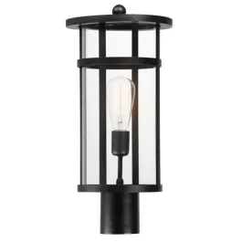 Maxim Lighting Clyde VX 1-Light Post Top Lantern - 120V - Black