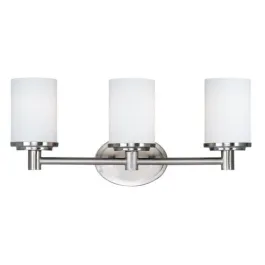 Maxim Lighting Cylinder 3-Light Bath Vanity Light - 120V - Satin Nickel