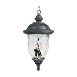 Maxim Lighting Carriage House Die Cast 3-Light Outdoor Hanging Lantern - 120V - Oriental Bronze