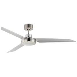 Maxim Lighting Ultra Slim 52" Outdoor Ceiling Fan - 120V - Satin Nickel