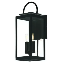 Maxim Lighting Nassau VX 2-Light Large Outdoor Wall Lantern - 120V - Black