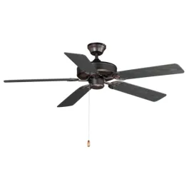 Maxim Lighting Basic-Max 52" Outdoor Ceiling Fan - 120V - Oil Rubbed Bronze