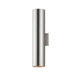 Maxim Lighting Outpost 2-Light 22" LED Outdoor Wall Sconce - 3000K - 120V - Brushed Aluminum