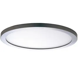 Maxim Lighting Wafer 9" Round LED Outdoor Flush Mount - 3000K - 120-277V - Satin Nickel