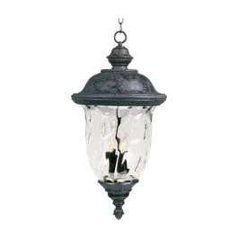 Maxim Lighting Carriage House Die Cast 3-Light Outdoor Hanging Lantern - 120V - Oriental Bronze