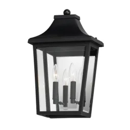 Maxim Lighting Sutton Place VX 2-Light Outdoor Pocket Sconce - 120V - Black