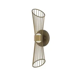 Maxim Lighting Zeta LED Wall Sconce - 3000K - 120V - Natural Aged Brass