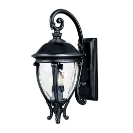 Maxim Lighting Camden VX 3-Light Medium Outdoor Wall Lantern - 120V - Black