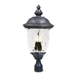 Maxim Lighting Carriage House Die Cast 3-Light Outdoor Post Top Lantern - 120V - Oriental Bronze