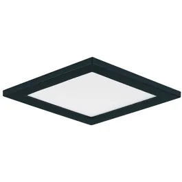 Maxim Lighting Wafer 5" Square LED Outdoor Flush Mount - 3000K - 120-277V - Black