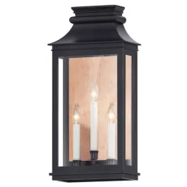 Maxim Lighting Savannah VX 3-Light Outdoor Sconce - 120V - Antique Copper / Black Oxide