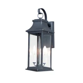 Maxim Lighting Vicksburg 2-Light Medium Outdoor Wall Sconce - 120V - Black