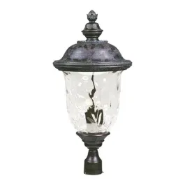 Maxim Lighting Carriage House Die Cast 3-Light Outdoor Post Top Lantern - 120V - Oriental Bronze