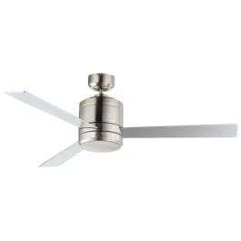 Maxim Lighting Tanker 52" Outdoor Ceiling Fan - 120V - Satin Nickel