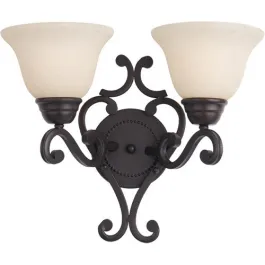 Maxim Lighting Manor 2-Light Wall Sconce - 120V - Oil Rubbed Bronze