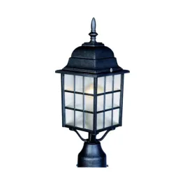 Maxim Lighting North Church 1-Light Outdoor Post Top Lantern - 120V - Black