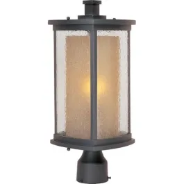 Maxim Lighting Bungalow 1-Light Outdoor Post Top Lantern - 120V - Bronze