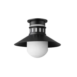 Maxim Lighting Admiralty 1-Light Outdoor Flush Mount - 120V - Black