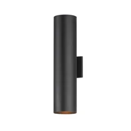 Maxim Lighting Outpost 2-Light 6" x 22" Outdoor Wall Sconce - 120V - Black
