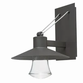 Maxim Lighting Civic Large LED Outdoor Wall Sconce - Clear Glass - 3000K - 120V - Architectural Bronze