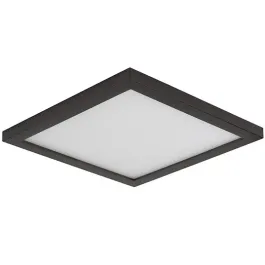 Maxim Lighting Wafer 7" Square LED Outdoor Flush Mount - 3000K - 120-277V - Bronze