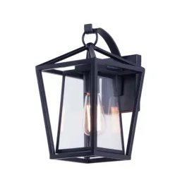 Maxim Lighting Artisan 1-Light Medium Outdoor Wall Lantern - 120V - Black