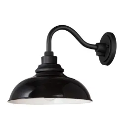 Maxim Lighting Granville 1-Light Outdoor Wall Sconce - 120V - Gloss Black / Black