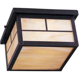Maxim Lighting Coldwater 2-Light Outdoor Ceiling Mount - 120V - Burnished
