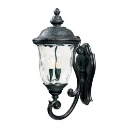 Maxim Lighting Carriage House Die Cast 3-Light Outdoor Wall Lantern - 120V - Oriental Bronze