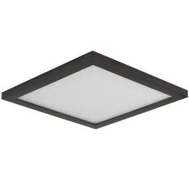 Maxim Lighting Wafer 9" Square LED Outdoor Flush Mount - 3000K - 120-277V - Bronze