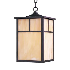 Maxim Lighting Coldwater 1-Light Outdoor Hanging Lantern - 120V - Burnished